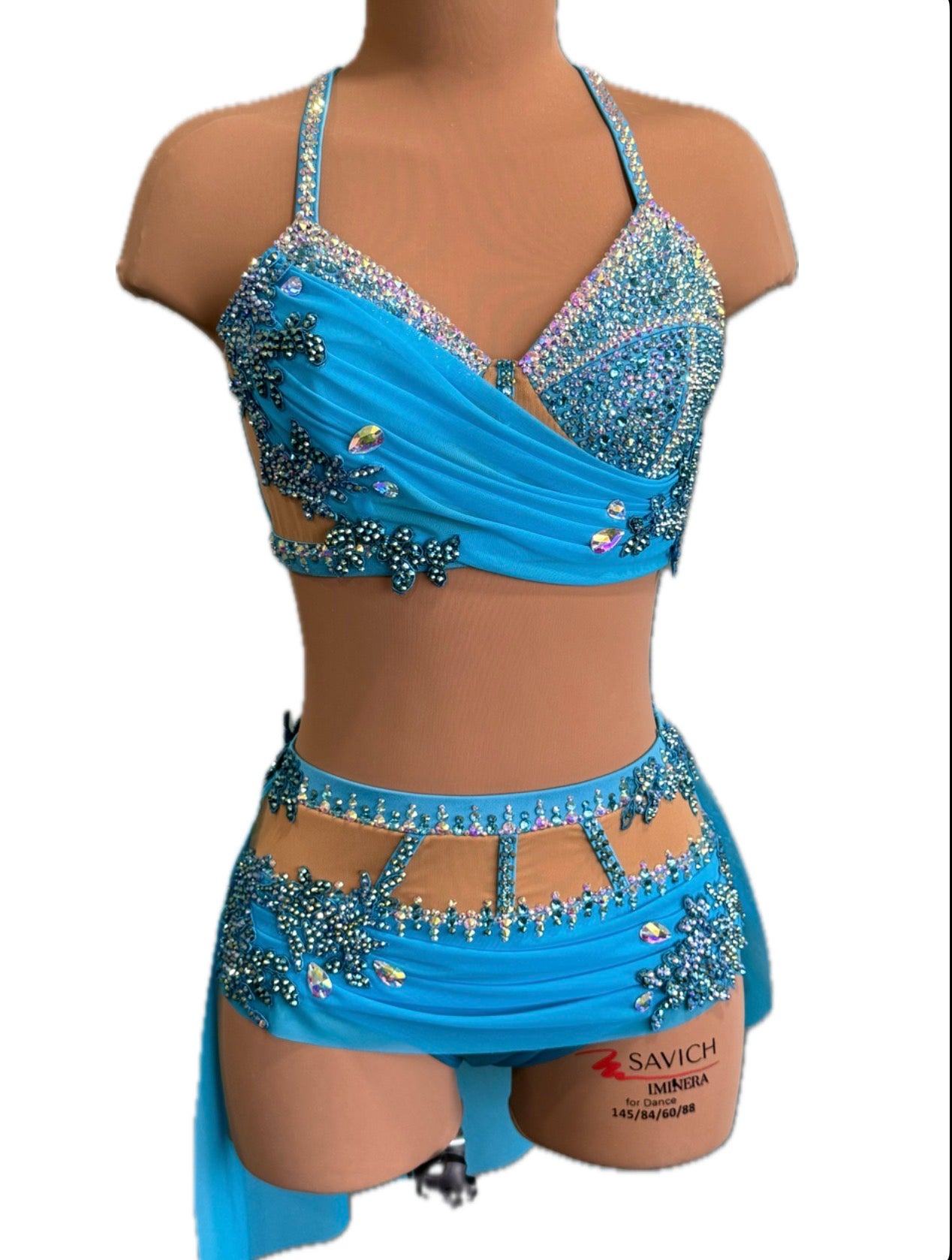 Two Piece Blue Adult Small/Medium Costume