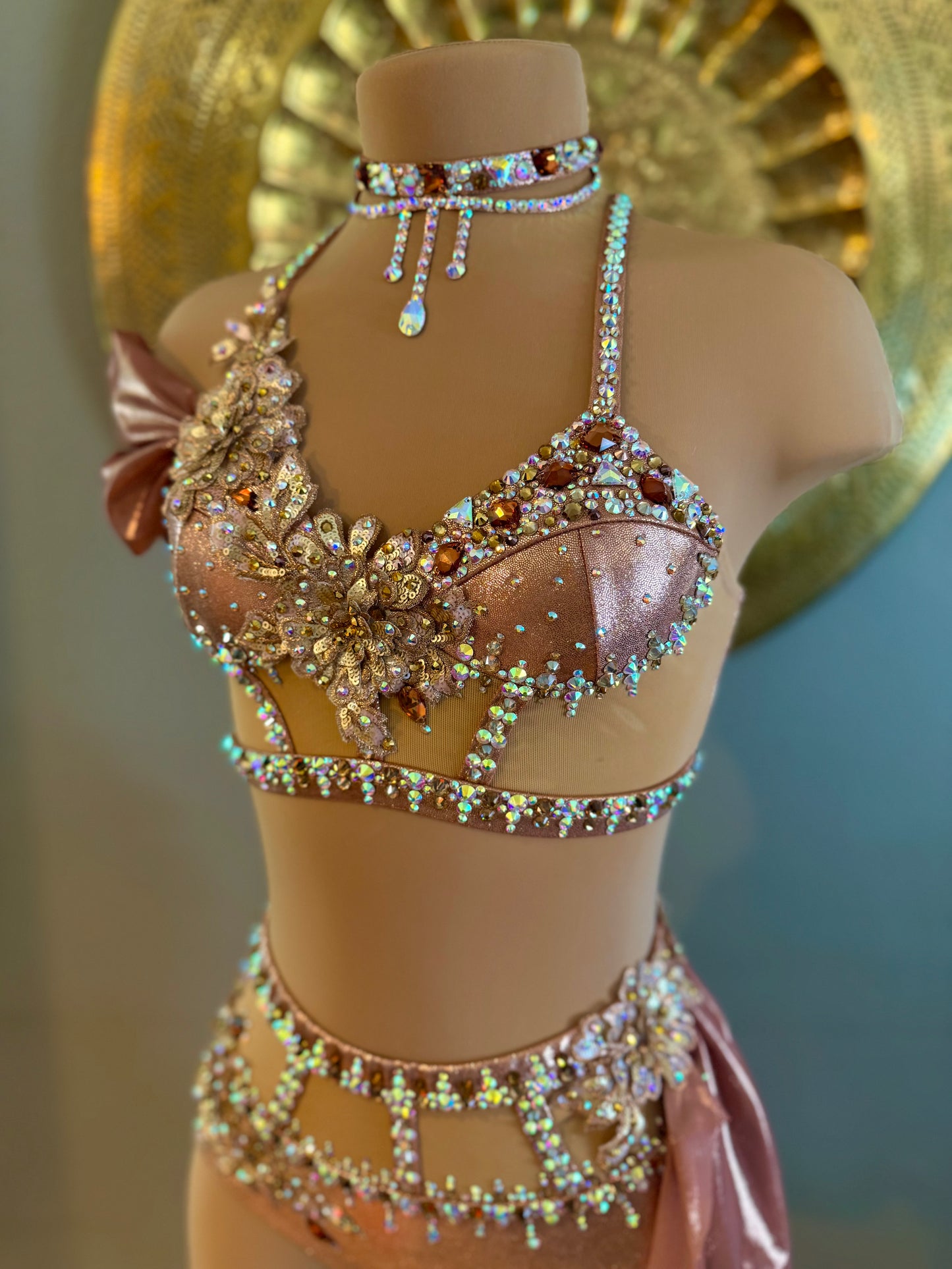 Two-Piece Bronze/Gold Costume In Adult Small
