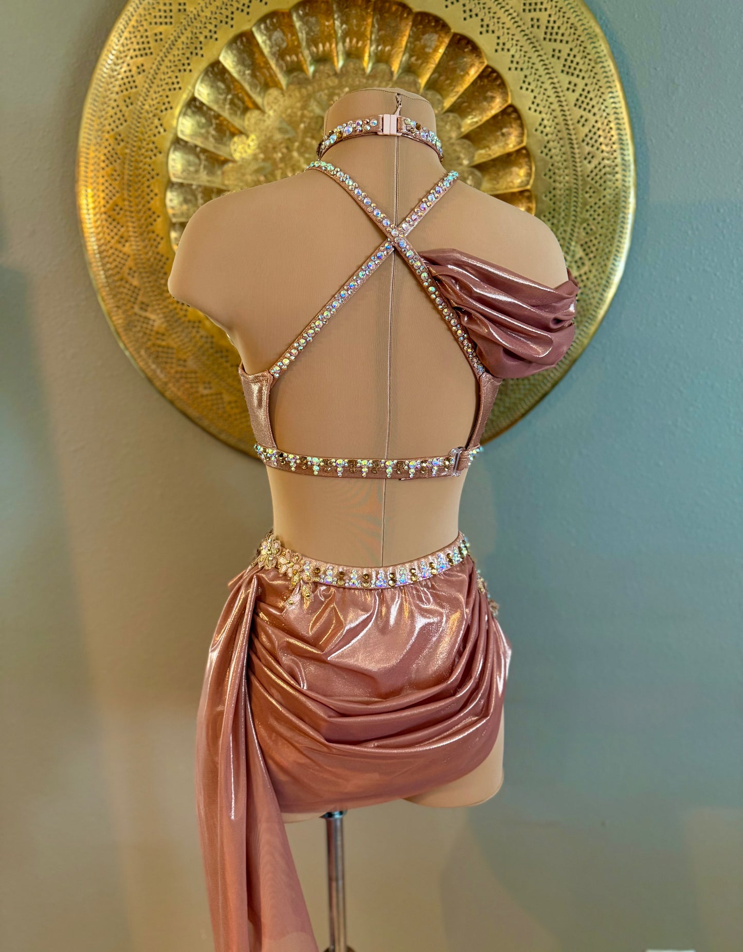 Two-Piece Bronze/Gold Costume In Adult Small
