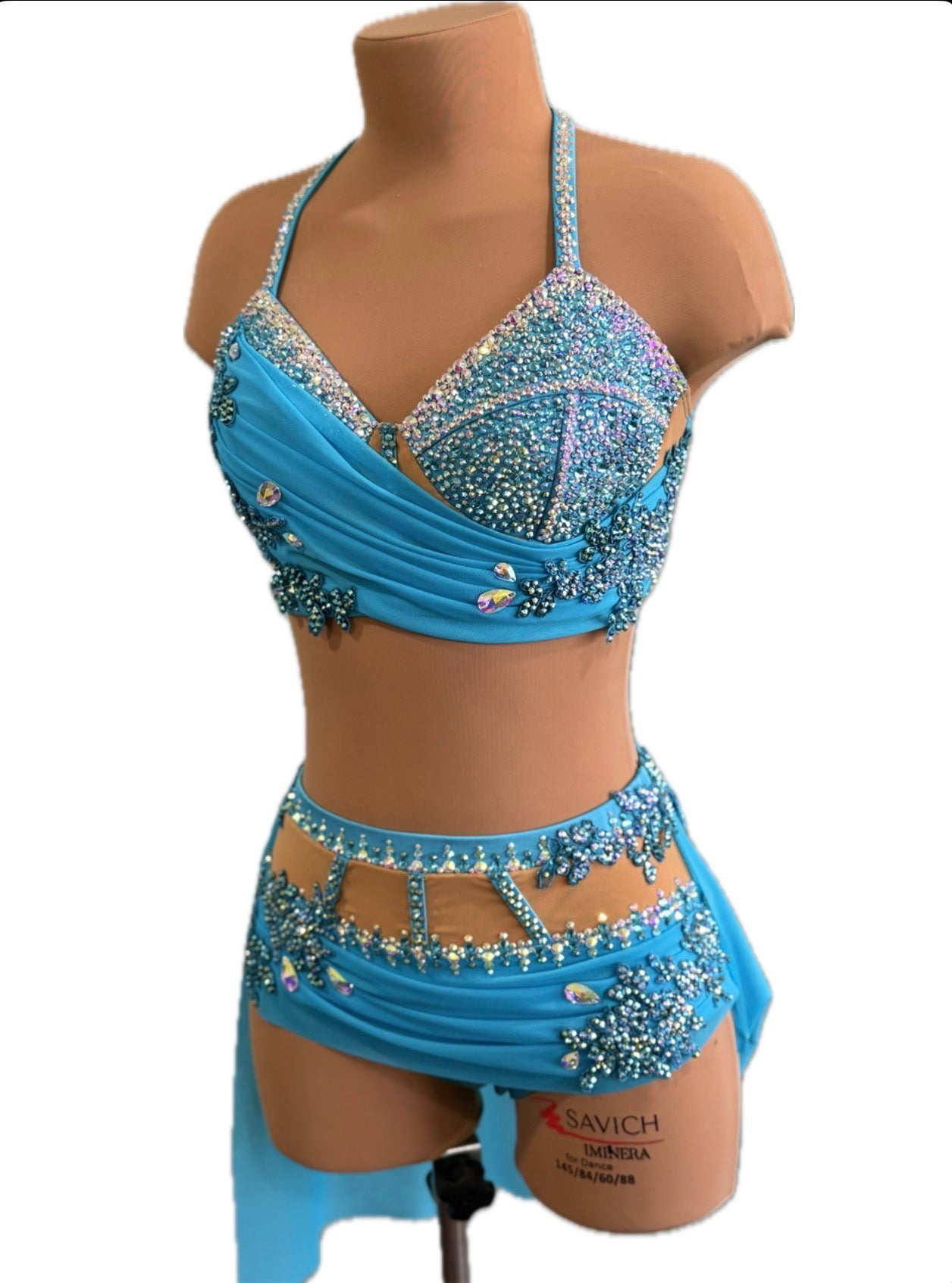 Two Piece Blue Adult Small/Medium Costume